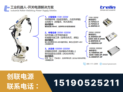海北-工业机器人-开关电源解决方案